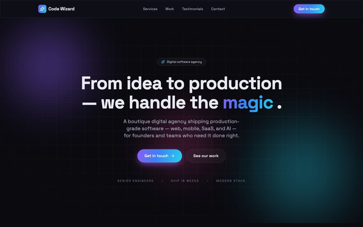 Captura del sitio codewizard.cc